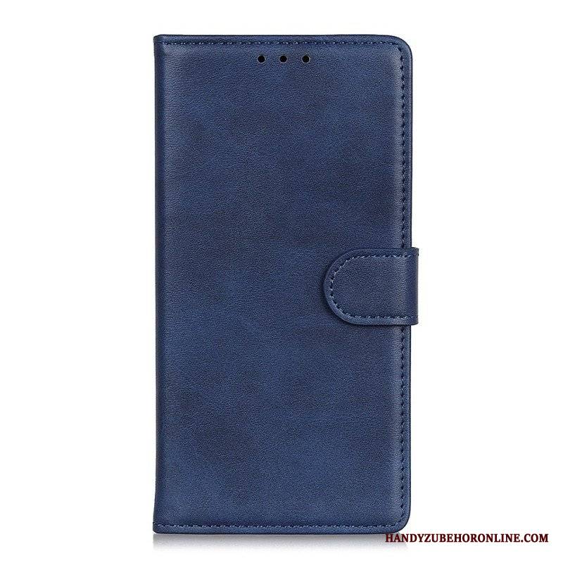 Etui Folio do Xiaomi 12T / 12T Pro Matowa Sztuczna Skóra