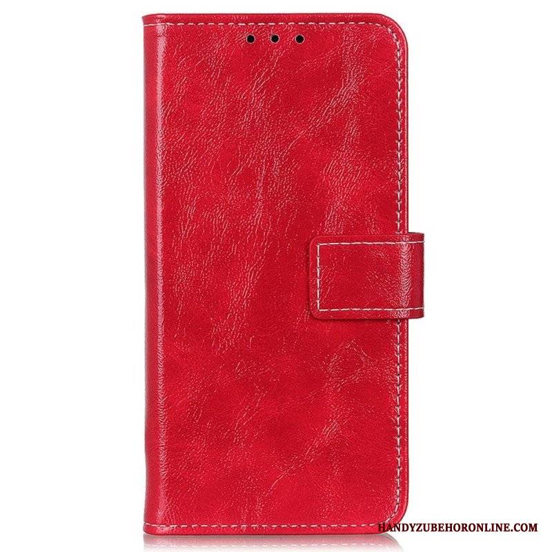 Etui Folio do Xiaomi 12T / 12T Pro Sztuczna Skóra Lakierowana