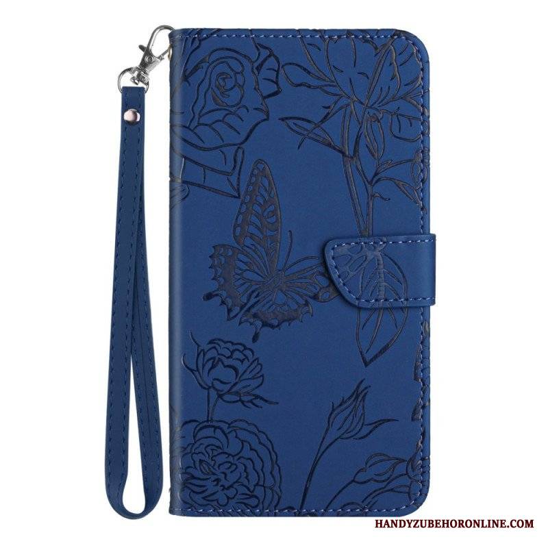 Etui Folio do Xiaomi 13 Motyle I Smycz