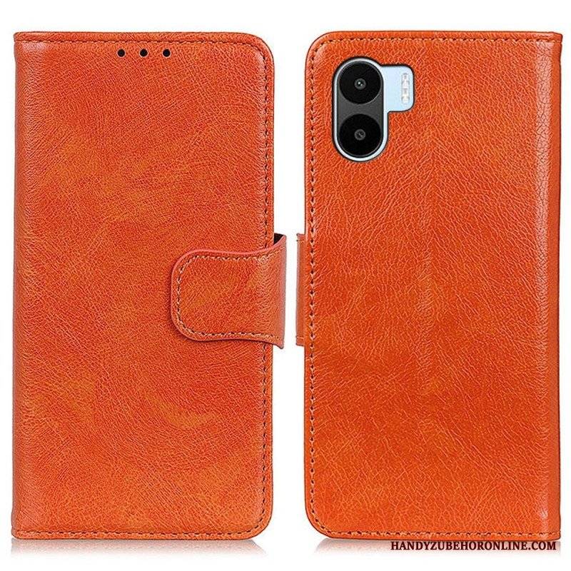 Etui Folio do Xiaomi Redmi A1 Dwoina Skóry Nappa