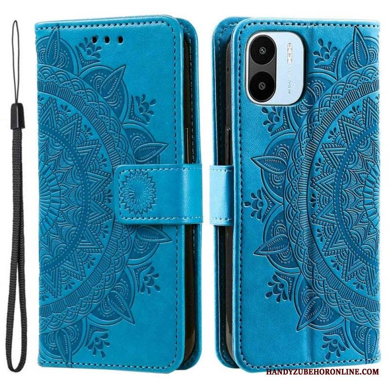 Etui Folio do Xiaomi Redmi A1 Mandala Słońca