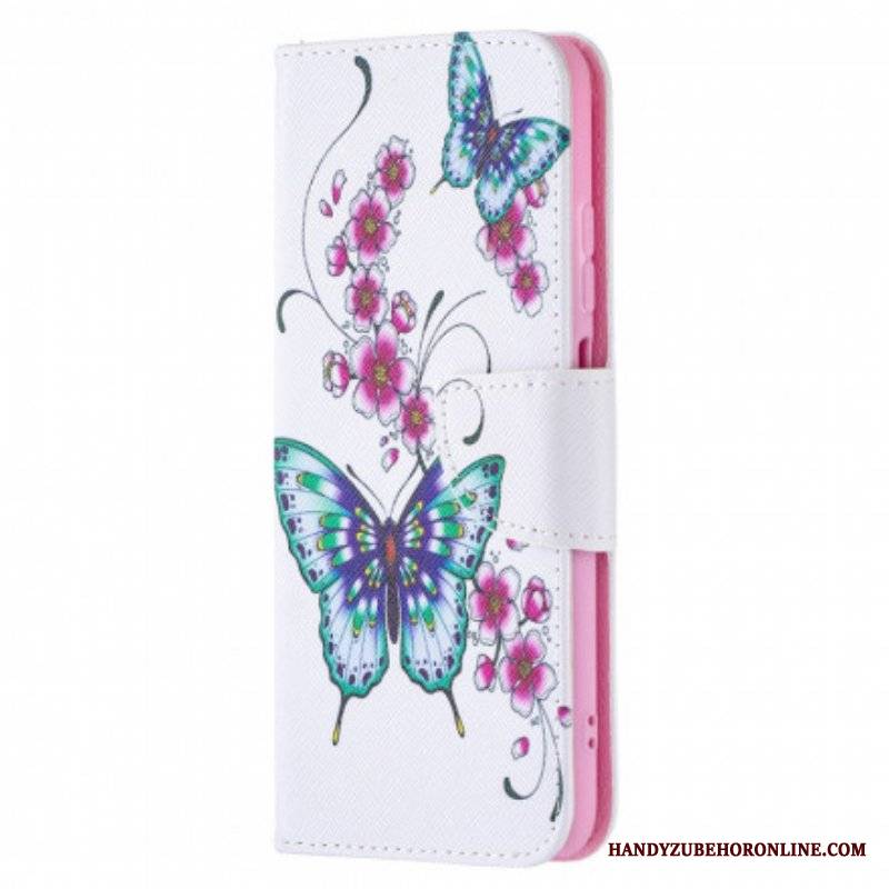 Etui Folio do Xiaomi Redmi Note 10 / 10S Cudowne Motyle