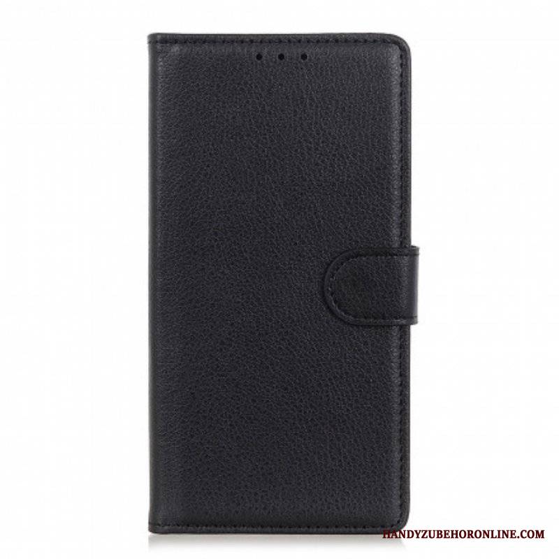 Etui Folio do Xiaomi Redmi Note 10 / 10S Efekt Skóry Liczi Premium