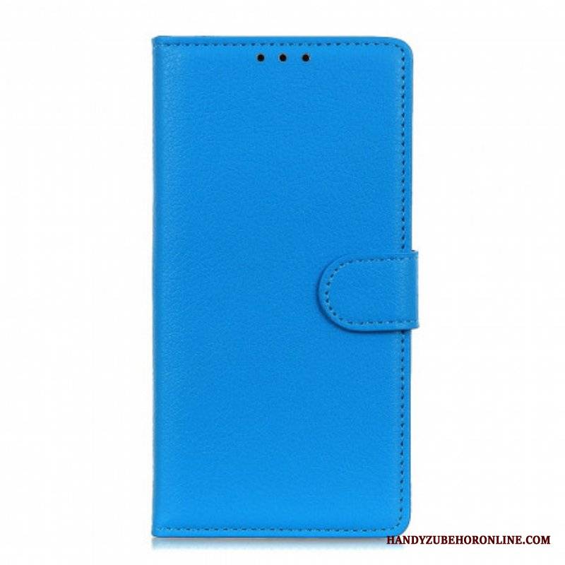 Etui Folio do Xiaomi Redmi Note 10 / 10S Efekt Skóry Liczi Premium