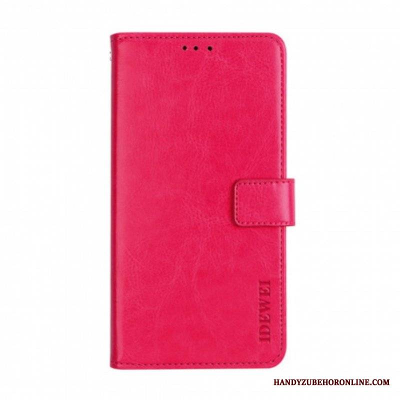 Etui Folio do Xiaomi Redmi Note 10 / 10S Imitacja Skóry Idewei