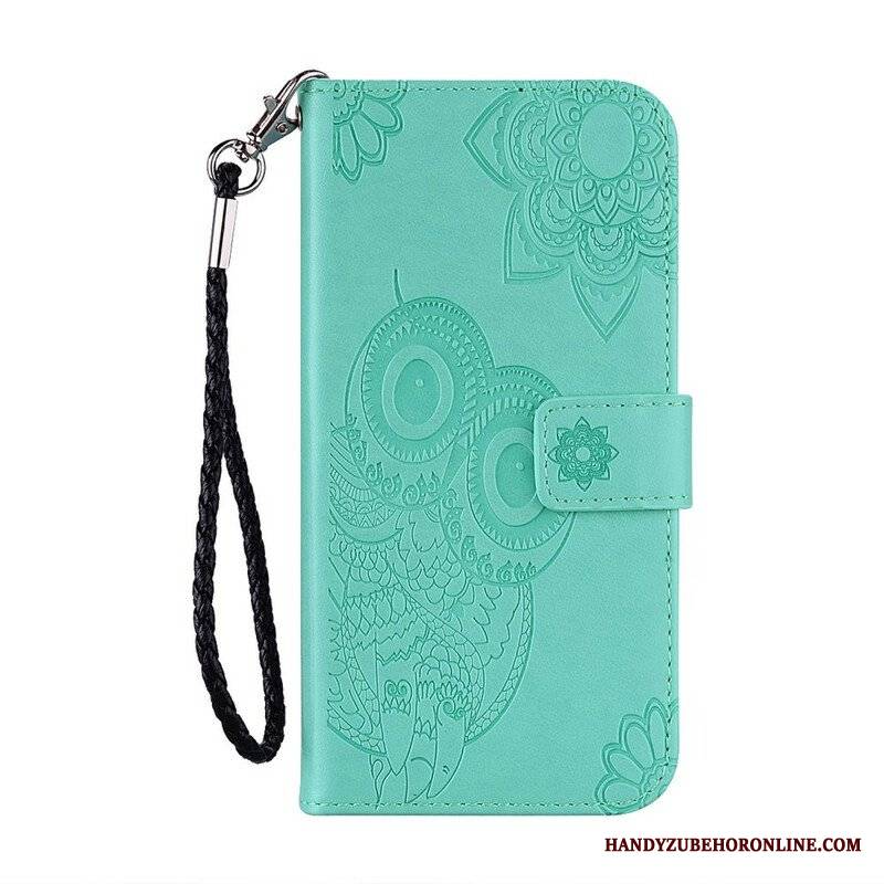 Etui Folio do Xiaomi Redmi Note 10 / 10S Sowa Mandala I Smycz