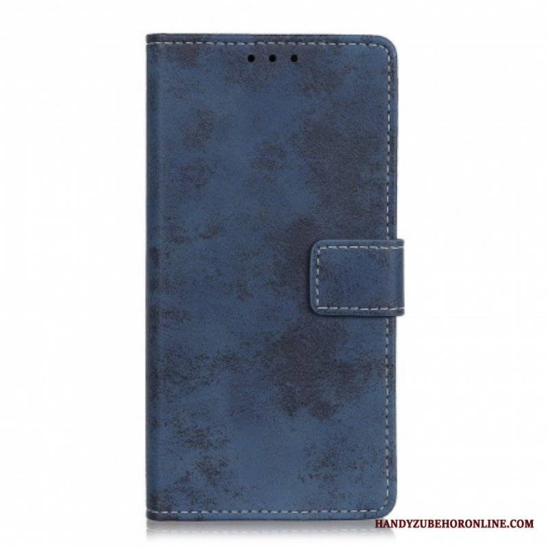 Etui Folio do Xiaomi Redmi Note 10 5G Efekt Skóry Vintage