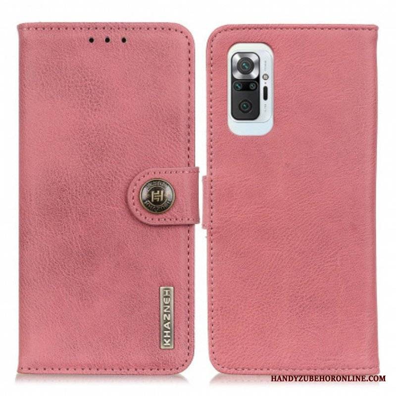 Etui Folio do Xiaomi Redmi Note 10 Pro Imitacja Skóry Khazneh