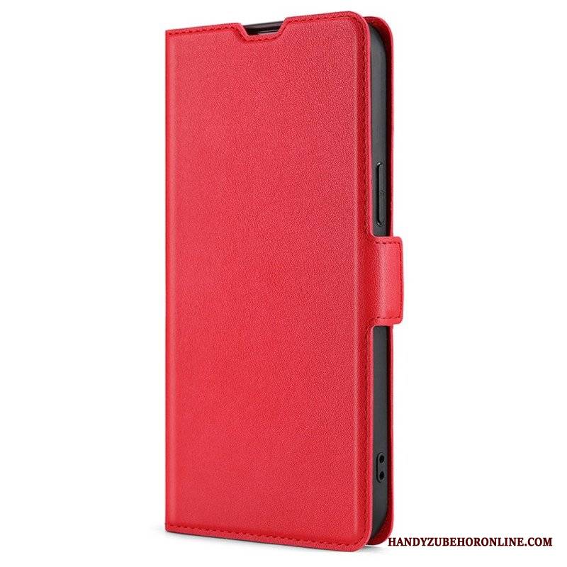 Etui Folio do Xiaomi Redmi Note 10 Pro Styl Z Bardzo Delikatnej Skóry