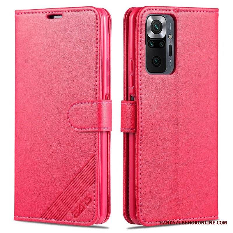 Etui Folio do Xiaomi Redmi Note 10 Pro Sztuczna Skóra Azns