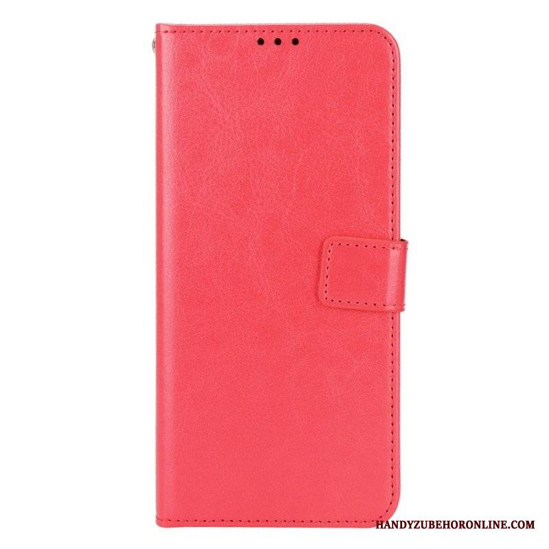 Etui Folio do Xiaomi Redmi Note 11 / 11S Błyszcząca Sztuczna Skóra