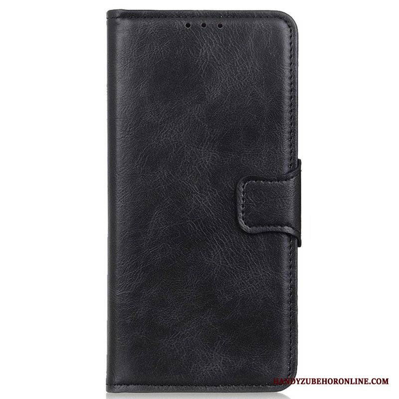 Etui Folio do Xiaomi Redmi Note 11 / 11S Dwustronne Zapięcie Z Efektem Skóry