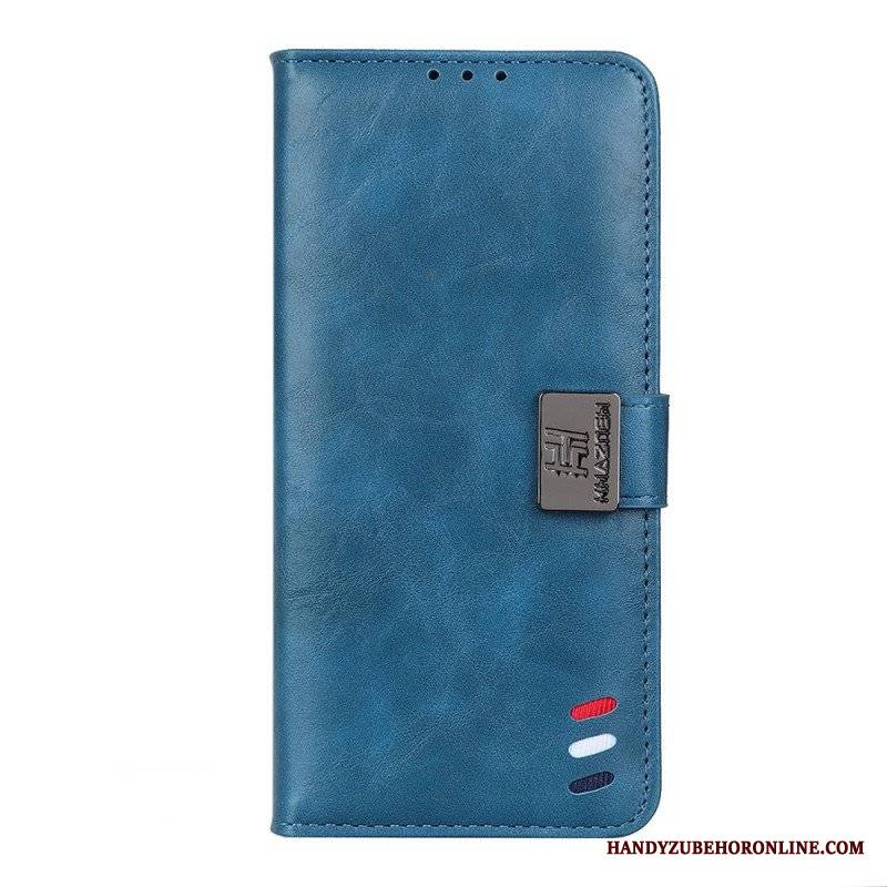 Etui Folio do Xiaomi Redmi Note 11 / 11S Efekt Skóry Żubra