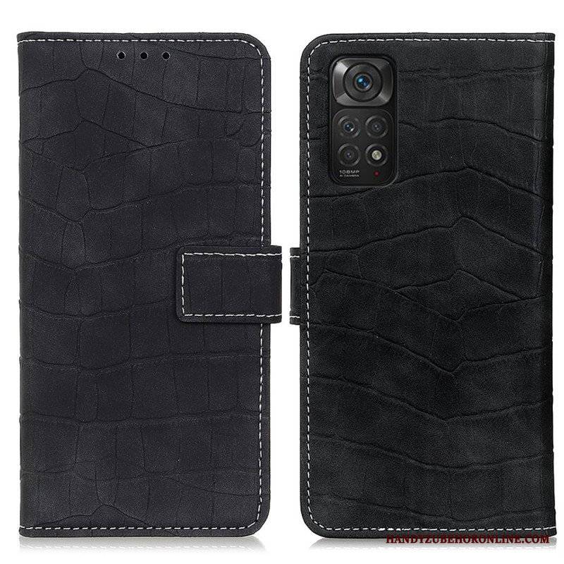 Etui Folio do Xiaomi Redmi Note 11 / 11S Moc Krokodyla