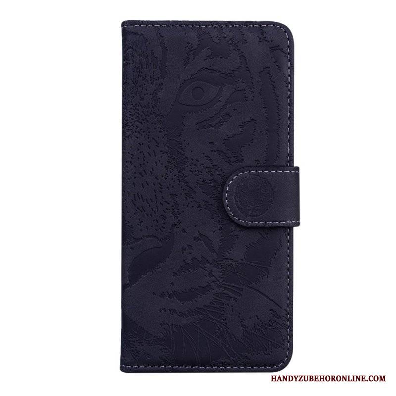 Etui Folio do Xiaomi Redmi Note 11 / 11S Nadruk Twarzy Tygrysa