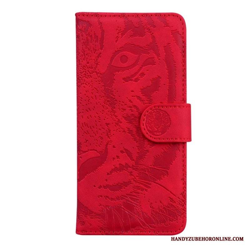 Etui Folio do Xiaomi Redmi Note 11 / 11S Nadruk Twarzy Tygrysa