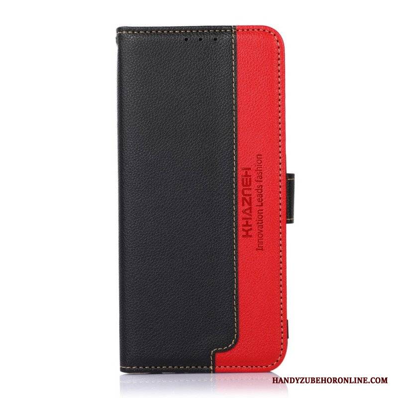 Etui Folio do Xiaomi Redmi Note 11 / 11S Rfid Khazneh W Stylu Liczi