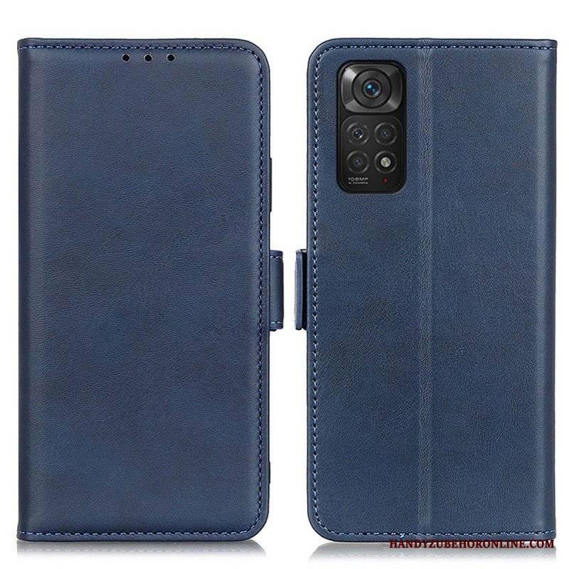 Etui Folio do Xiaomi Redmi Note 11 / 11S Skórzany Futerał Podwójna Klapa