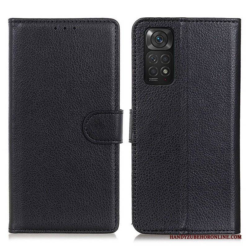 Etui Folio do Xiaomi Redmi Note 11 / 11S Tradycyjnie Liczi