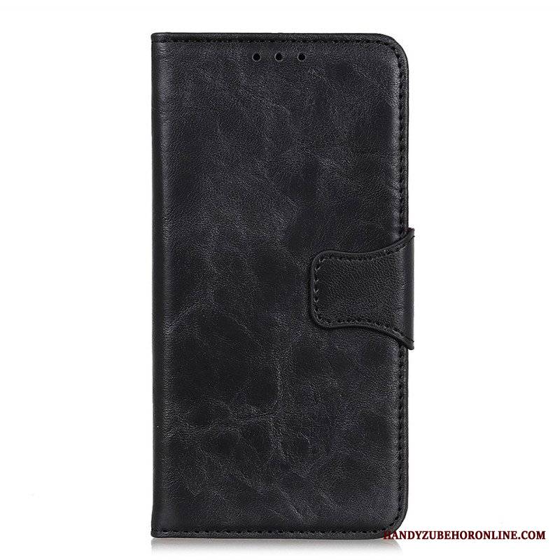 Etui Folio do Xiaomi Redmi Note 11 Pro / 11 Pro 5G Dwustronne Zapięcie Ze Skóry Dwoinowej