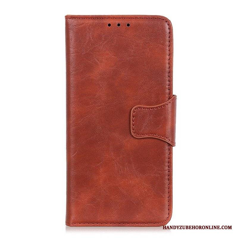 Etui Folio do Xiaomi Redmi Note 11 Pro / 11 Pro 5G Dwustronne Zapięcie Ze Skóry Dwoinowej