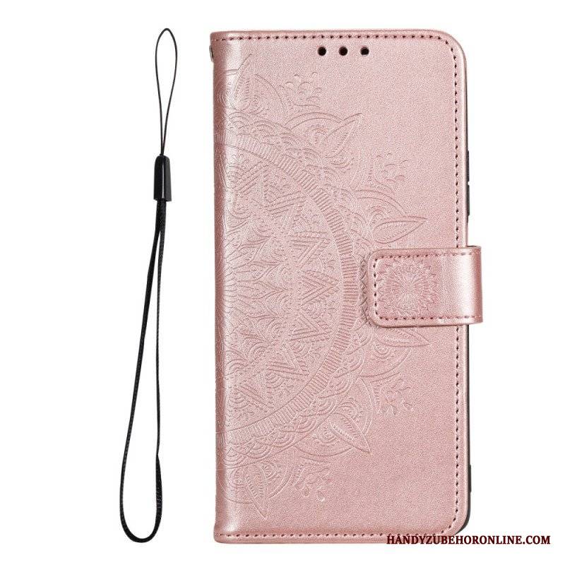 Etui Folio do Xiaomi Redmi Note 11 Pro Plus 5G Mandala Słońca