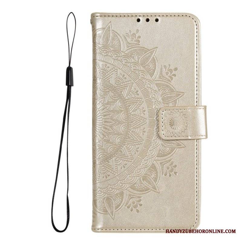 Etui Folio do Xiaomi Redmi Note 11 Pro Plus 5G Mandala Słońca