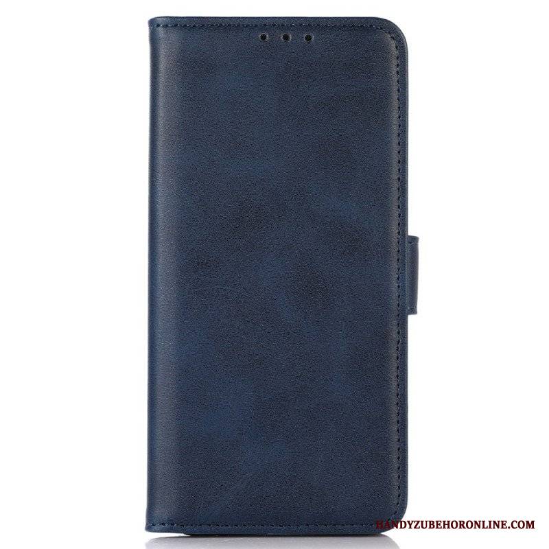 Etui Folio do Xiaomi Redmi Note 12 4G Efekt Skóry