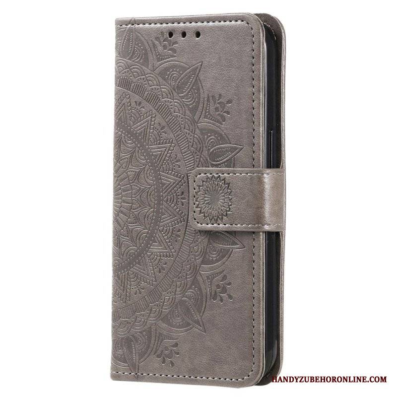 Etui Folio do Xiaomi Redmi Note 12 4G Mandala Sun Ze Smyczą