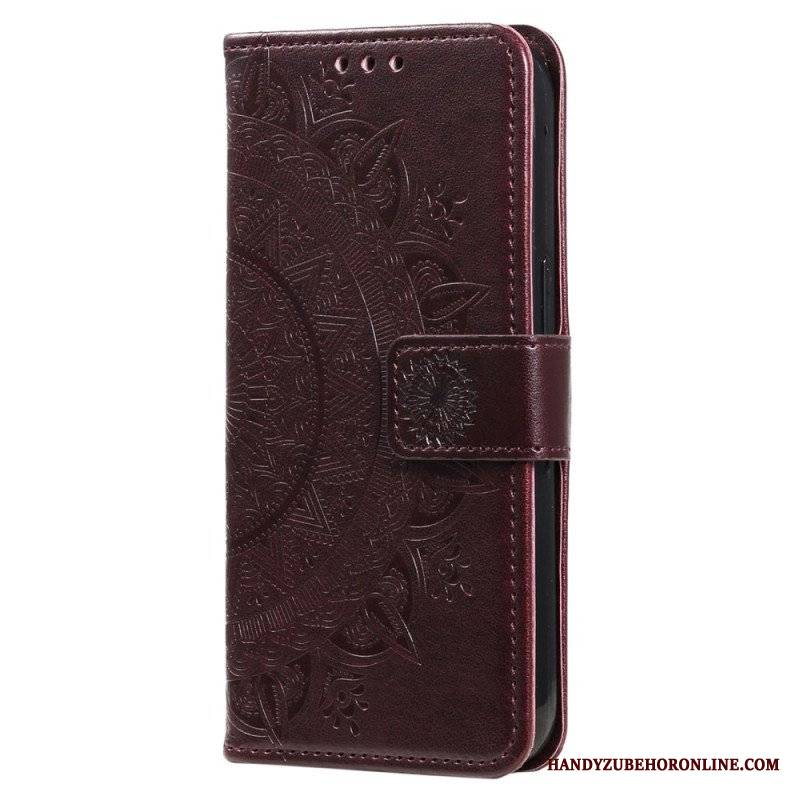 Etui Folio do Xiaomi Redmi Note 12 4G Mandala Sun Ze Smyczą