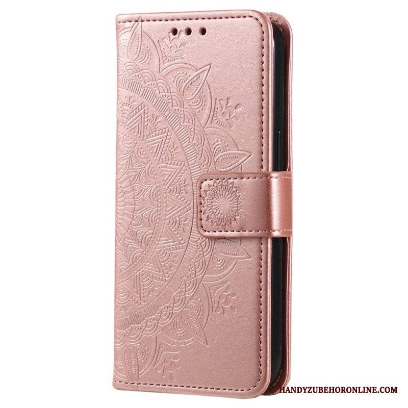 Etui Folio do Xiaomi Redmi Note 12 4G Mandala Sun Ze Smyczą