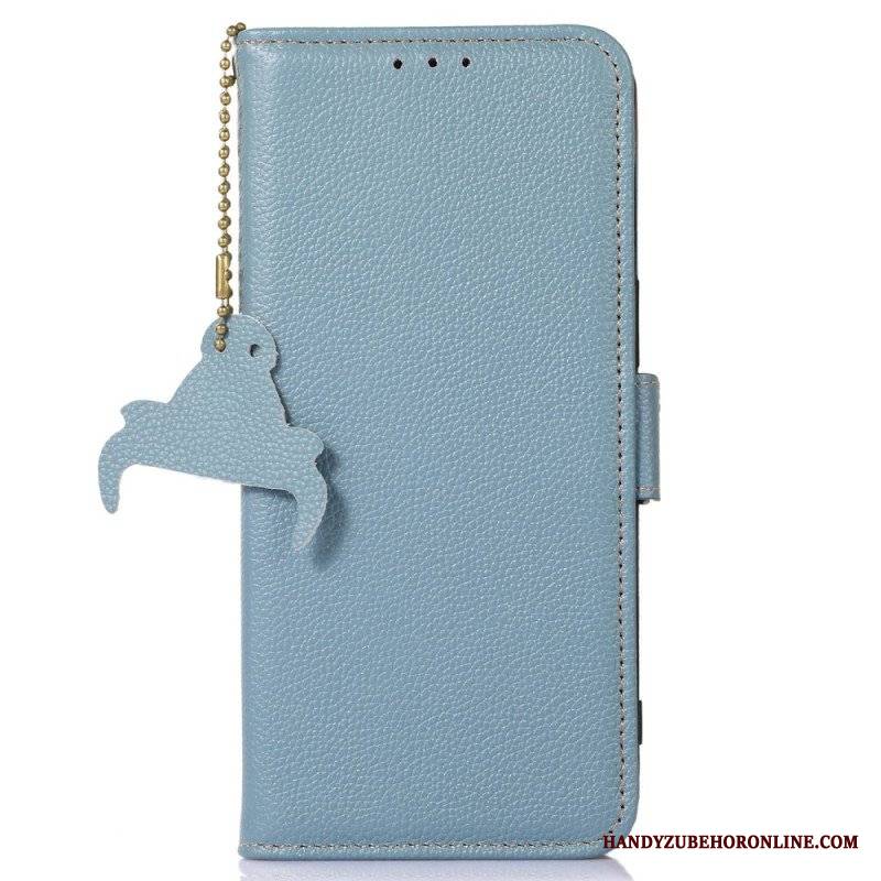 Etui Folio do Xiaomi Redmi Note 12 4G Oryginalna Teksturowana Skóra Rfid