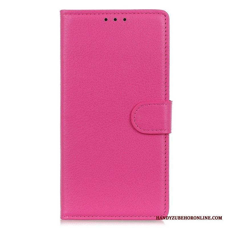 Etui Folio do Xiaomi Redmi Note 12 4G Tradycyjna Sztuczna Skóra