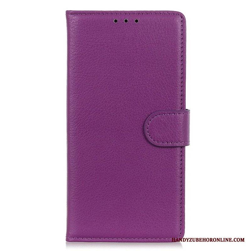 Etui Folio do Xiaomi Redmi Note 12 4G Tradycyjna Sztuczna Skóra