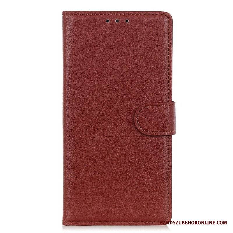 Etui Folio do Xiaomi Redmi Note 12 4G Tradycyjna Sztuczna Skóra