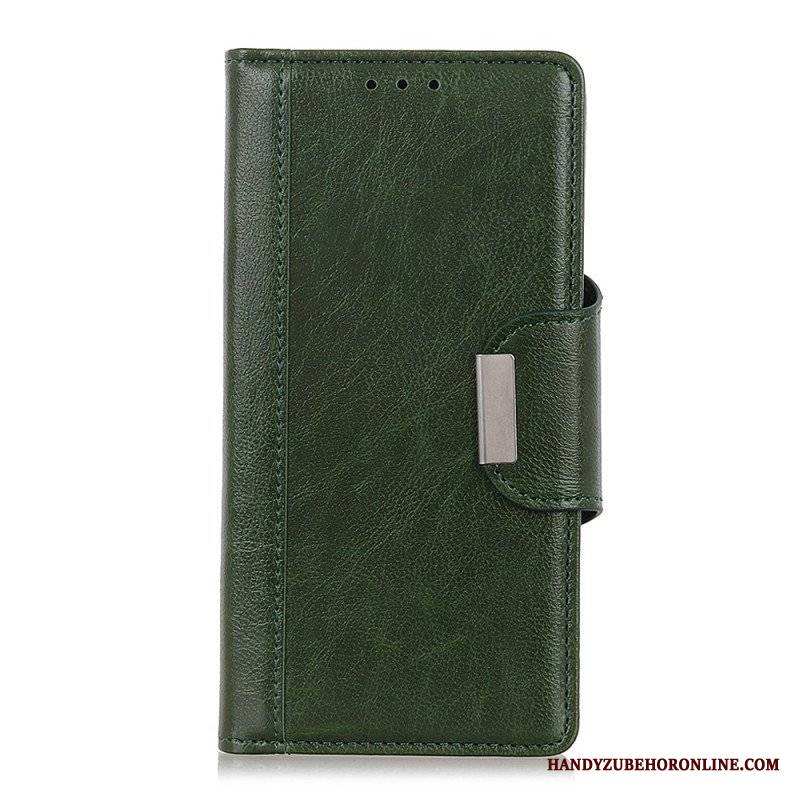 Etui Folio do Xiaomi Redmi Note 12 4G Zapięcie Srebrne