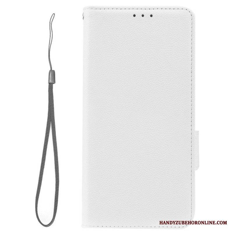 Etui Folio do Xiaomi Redmi Note 12 5G Bardzo Delikatny Styl Liczi