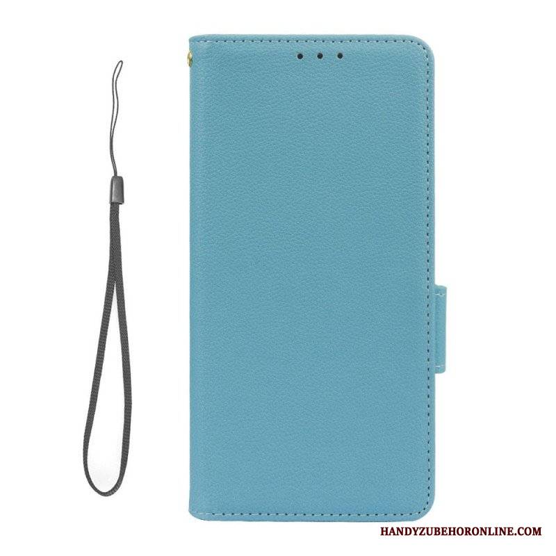 Etui Folio do Xiaomi Redmi Note 12 5G Bardzo Delikatny Styl Liczi