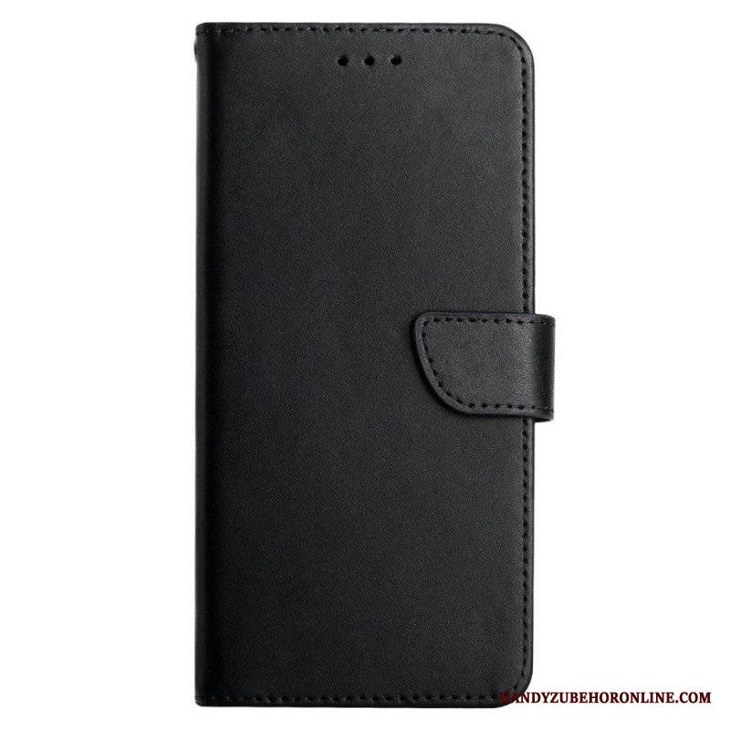 Etui Folio do Xiaomi Redmi Note 12 5G Prawdziwa Skóra Nappa