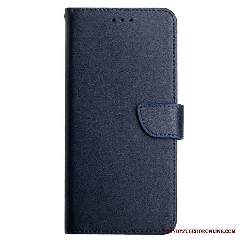 Etui Folio do Xiaomi Redmi Note 12 5G Prawdziwa Skóra Nappa