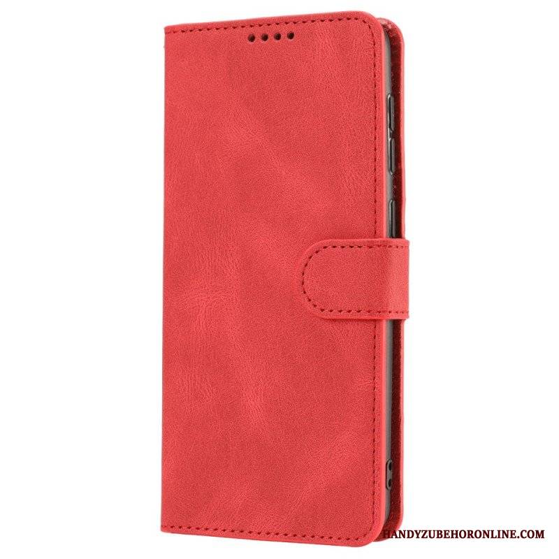 Etui Folio do Xiaomi Redmi Note 12 5G z Łańcuch Paski W Stylu Retro