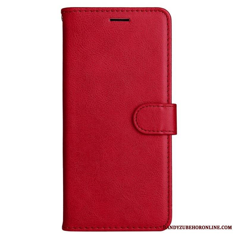 Etui Folio do Xiaomi Redmi Note 12 5G z Łańcuch Zwykły Z Paskiem