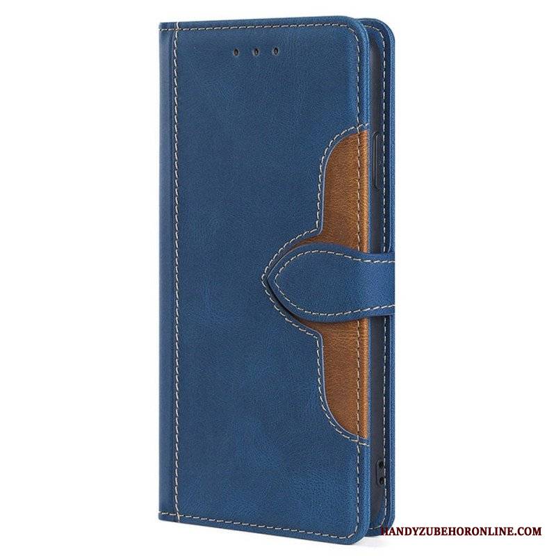 Etui Folio do Xiaomi Redmi Note 12 Pro Dwukolorowy Kwiatowy