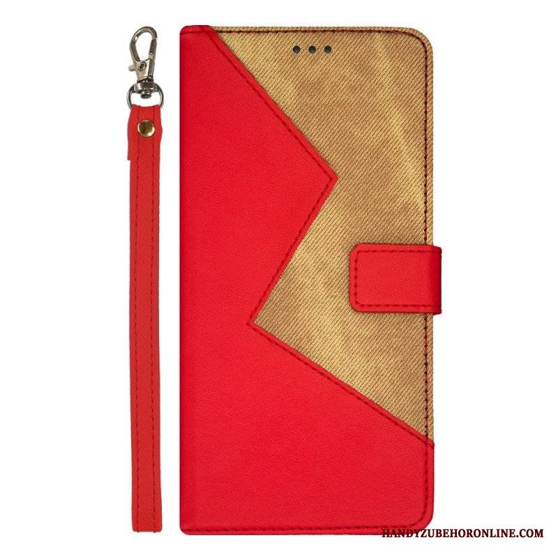 Etui Folio do Xiaomi Redmi Note 12 Pro Plus Dwukolorowy Idewei