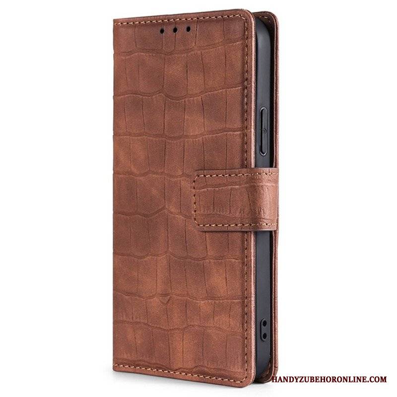 Etui Folio do Xiaomi Redmi Note 12 Pro Plus Krokodyl