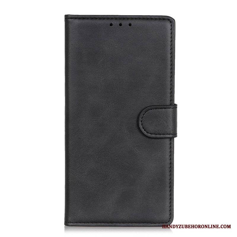 Etui Folio do Xiaomi Redmi Note 12 Pro Plus Matowa Sztuczna Skóra