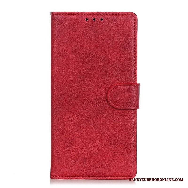 Etui Folio do Xiaomi Redmi Note 12 Pro Plus Matowa Sztuczna Skóra