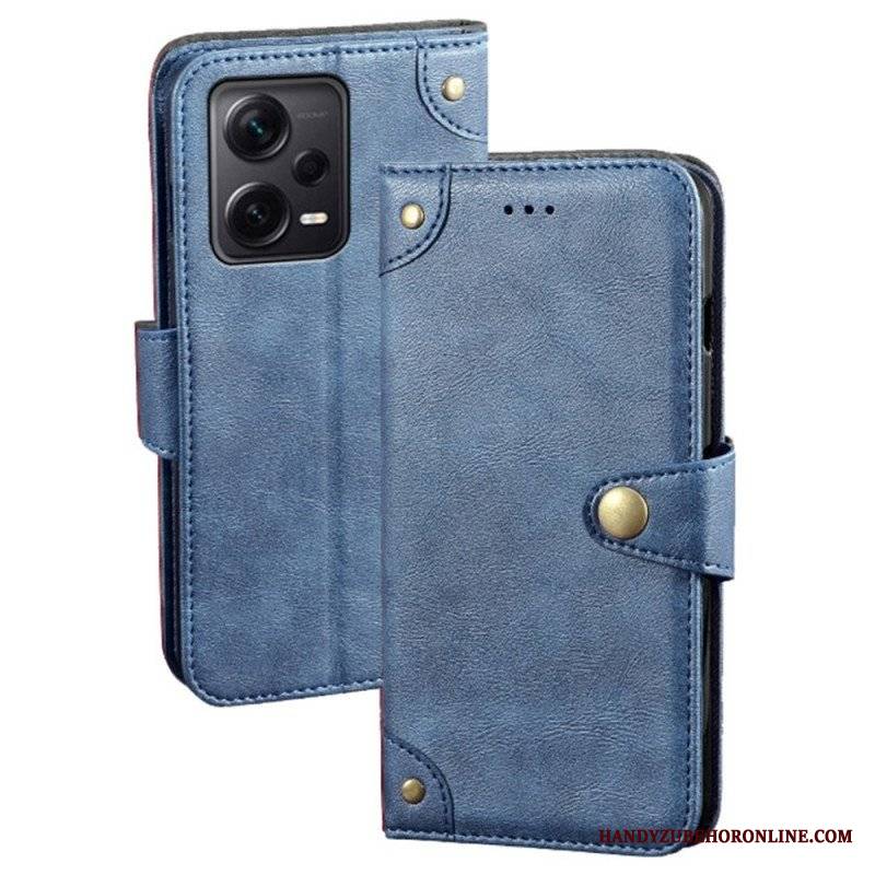 Etui Folio do Xiaomi Redmi Note 12 Pro Plus Przycisk Magnetyczny