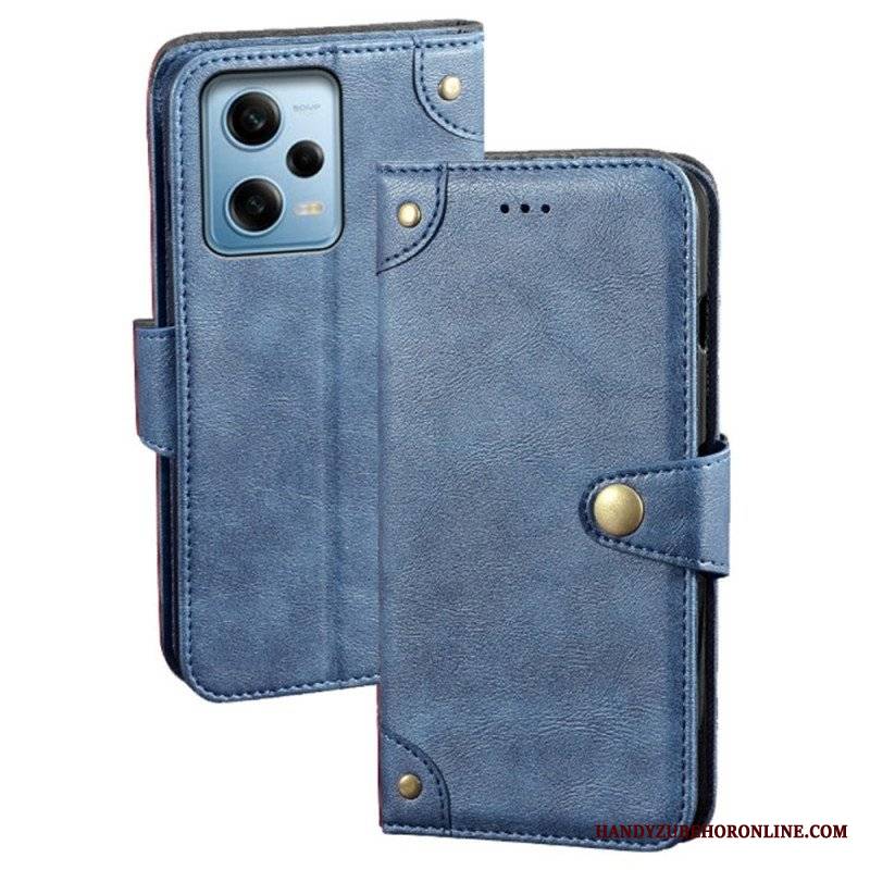 Etui Folio do Xiaomi Redmi Note 12 Pro Przycisk Magnetyczny