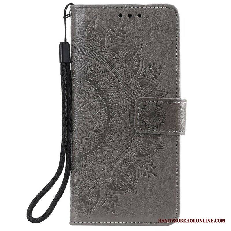 Etui Folio do iPhone 13 Mini Mandala Słońca